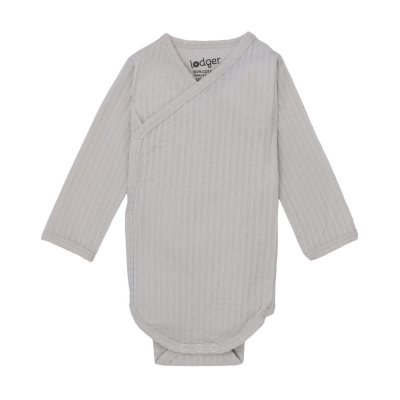 LODGER Romper LS Seersucker Steel 74