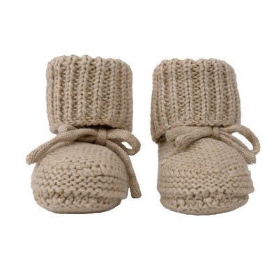 LODGER Slipper Knit Beige 0 - 6 měsíců