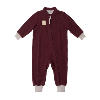 LEOKID Fleecový overal Snowberry Redwood vel. 18 - 24 měsíců (vel. 86)