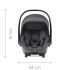 Autosedačka set Baby-Safe Core + Baby-Safe Core Base, Space Black