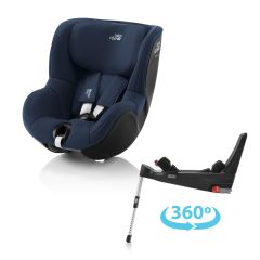 BRITAX Autosedačka set Dualfix 5Z + Flex Base 5Z, Indigo Blue