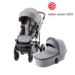 BRITAX Set kočárek Smile 5Z + hluboká korba, Frost Grey