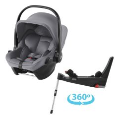 BRITAX Autosedačka set Baby-Safe Core + Flex Base 5Z, Frost Grey