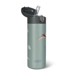 ZOPA Termoska na tekutiny s brčkem 400 ml, Dino