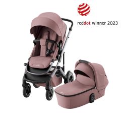 BRITAX Set kočárek Smile 5Z + hluboká korba, Dusty Rose