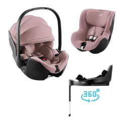 Autosedačka set Baby-Safe Pro + Vario Base 5Z + autosedačka Dualfix 5z, Dusty Rose