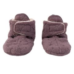 LODGER Slipper Folklore Fleece Mauve 3 - 6 měsíců